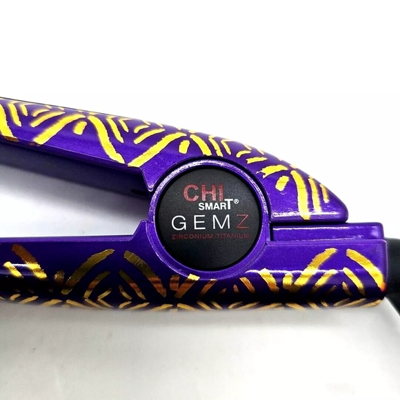 CHI Smart Gemz 1 Inch Amethyst Metallic hair straightener - Picture 3 of 6